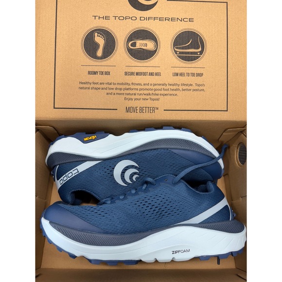 New Topo Athletic Women's Ultraventure 3 Navy/Blue US 7.5 Trail Running Shoe - Picture 1 of 5